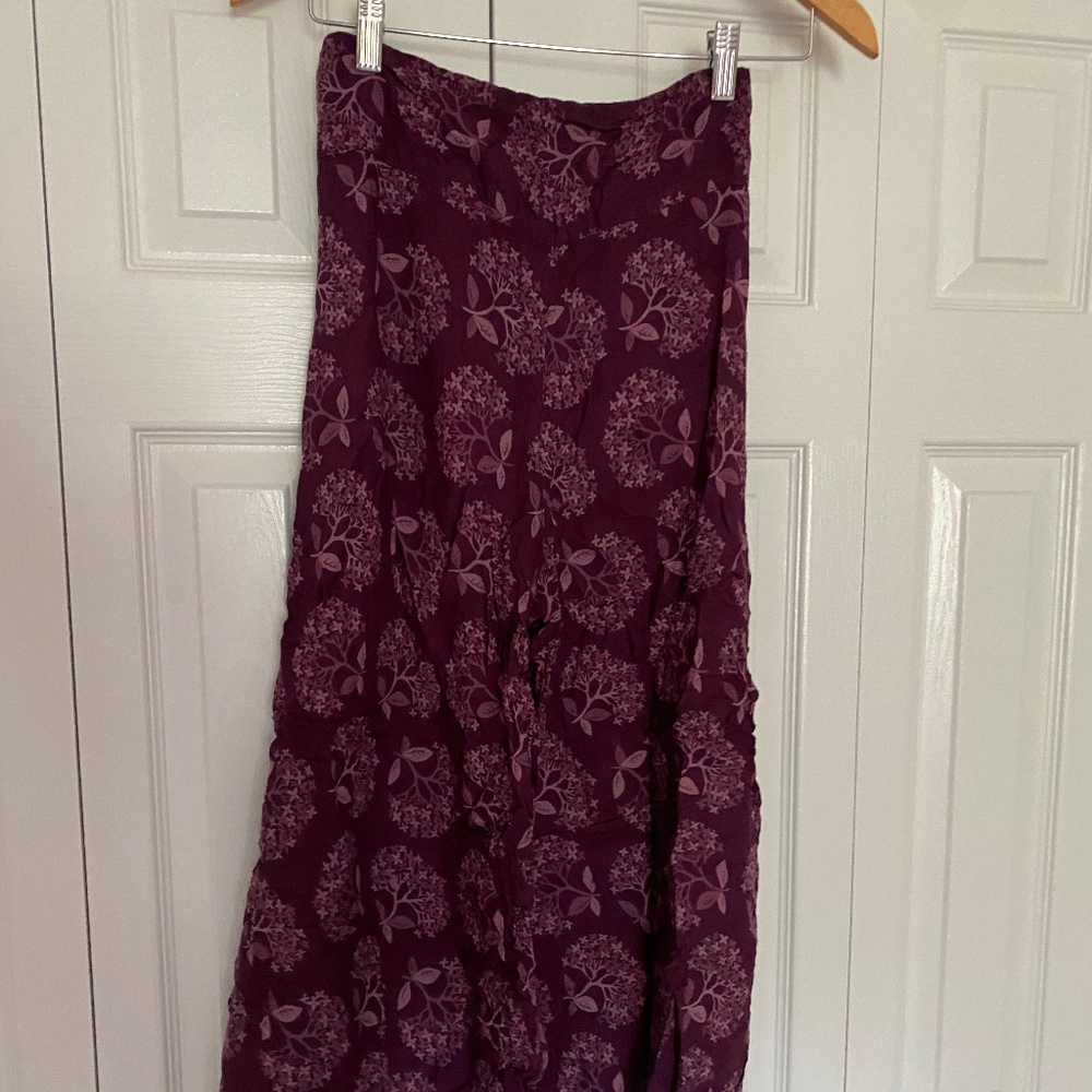Boho print crop pant from Thailand